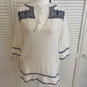 Forever 21 Embroidered Tunic